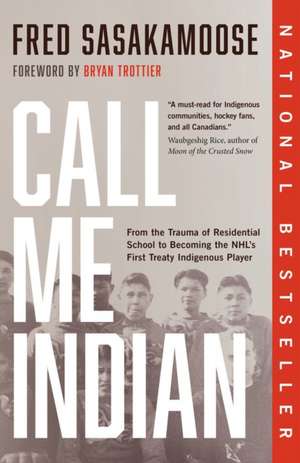 Call Me Indian: From the Trauma of Residential School to Becoming the NHL's First Treaty Indigenous Player de Fred Sasakamoose