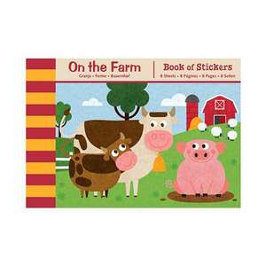 On the Farm Book of Stickers de Mudpuppy