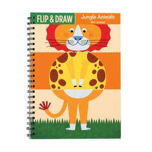 Jungle Animals Flip and Draw de Mudpuppy