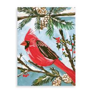 Red Cardinal Holiday Glitz de Carolyn Gavin