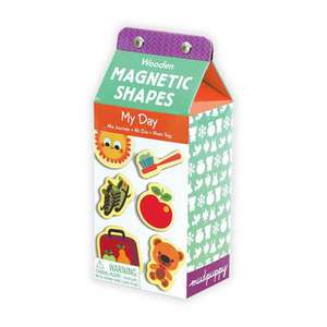 My Day Shapes Wooden Magnetic Set de Mudpuppy