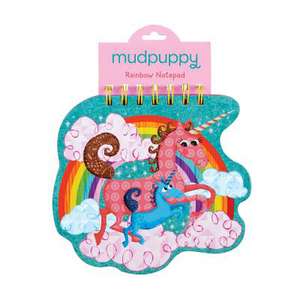 Unicorns Rainbow Notepad de Mudpuppy