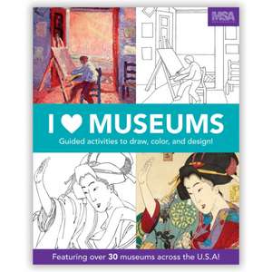 I Heart Museums Activity Book de Mudpuppy