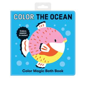 Color the Ocean Color Magic Bath Book de Mudpuppy