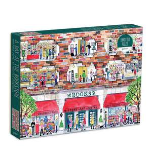 Michael Storrings A Day at the Bookstore 1000 Piece Puzzle de Michael Storrings