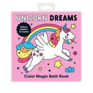 Mudpuppy: Unicorn Dreams Color Magic Bath Book de Mudpuppy