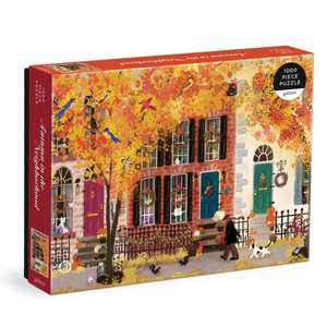 Autumn in the Neighborhood 1000 Piece Puzzle de Galison