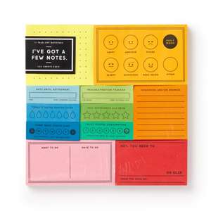 I've Got A Few Notes Tear-off Notepad Set de Brass Monkey