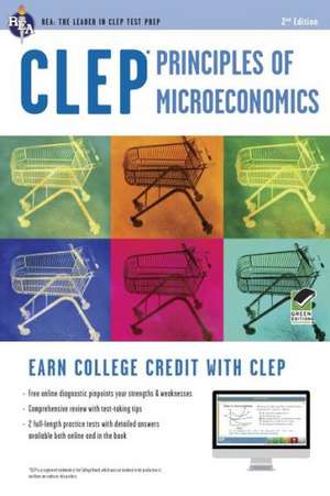 CLEP(R) Principles of Microeconomics Book + Online de Staff of Research & Education Associatio