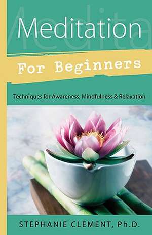 Meditation for Beginners de Stephanie Jean Clement