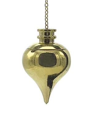 Brass Pendulum Gold Plated (Chamber) de Lo Scarabeo