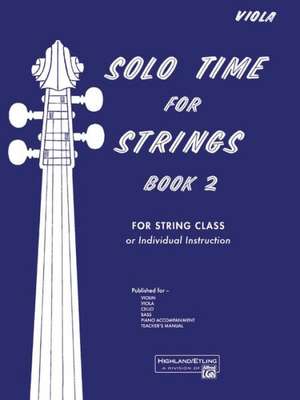 SOLO TIME FOR STRINGS BK 2