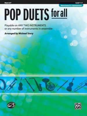 Pop Duets for All: Horn in F, Level 1-4