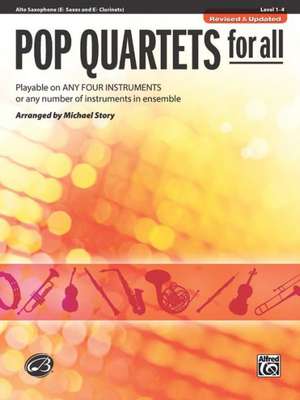 Pop Quartets for All: Alto Saxophone