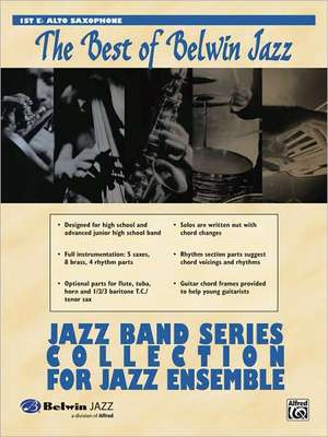 Jazz Band Collection for Jazz Ensemble: 1st Alto Saxophone de Alfred Publishing