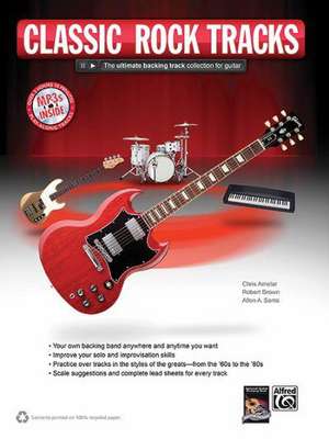 Rock Guitar Tracks: The Ultimate Backing Track Collection for Guitar, Book & MP3 CD de Alfred Publishing