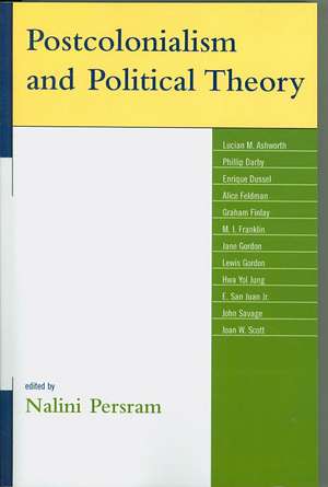 Postcolonialism and Political Theory