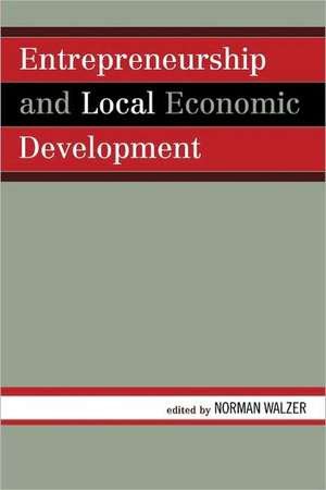 Entrepreneurship and Local Economic Development