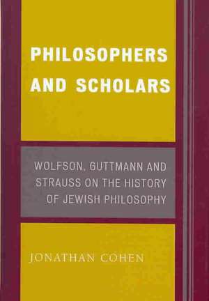 Philosophers and Scholars de JonathanPh.D. Cohen