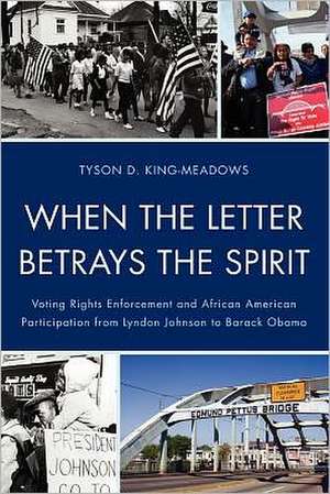 When the Letter Betrays the Spirit de Tyson D. King-Meadows