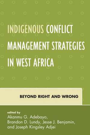 Indigenous Conflict Management Strategies in West Africa