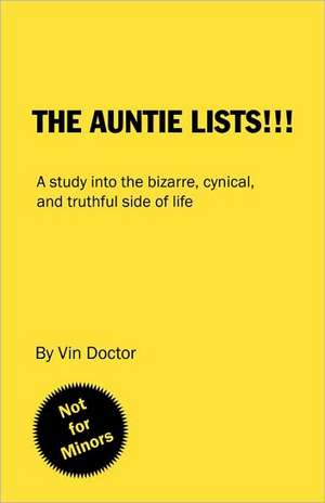 The Auntie Lists de Vin Doctor