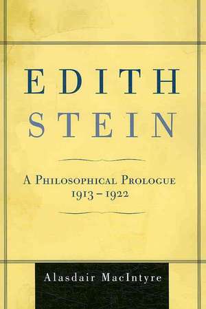 Edith Stein de Alasdair Macintyre