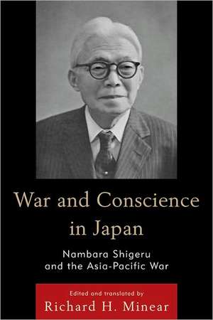 War and Conscience in Japan de Nambara Shigeru