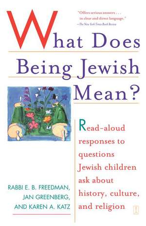 What Does Being Jewish Mean? de Karen Katz