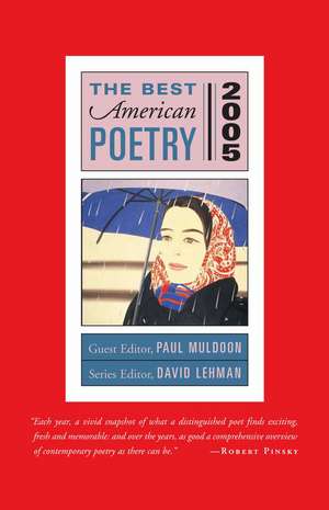 The Best American Poetry de Paul Muldoon