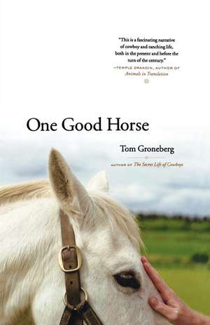 One Good Horse de Tom Groneberg