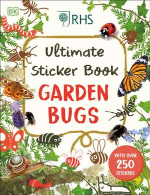 Ultimate Sticker Book Garden Bugs de Dk