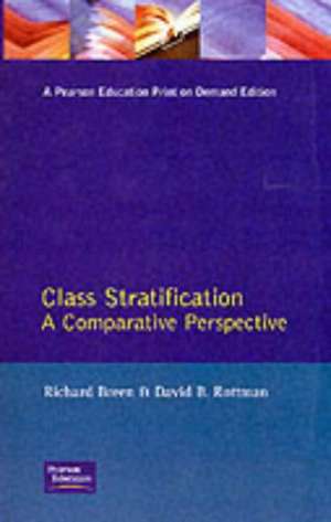 Class Stratification: Comparative Perspectives de Richard Breen