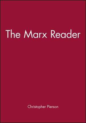 MARX READER de Christopher Pierson