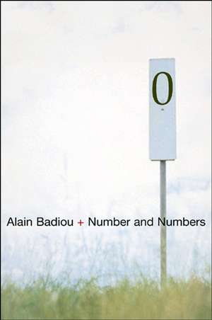 Number and Numbers de Alain Badiou