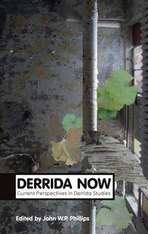 Derrida Now – Current Perspectives in Derrida Studies de JWP Phillips