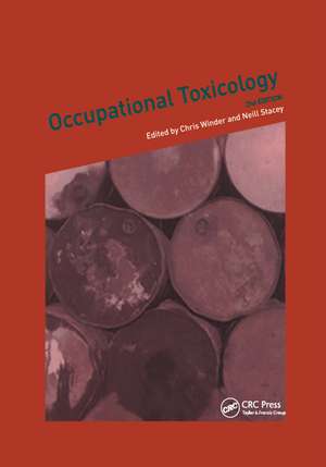 Occupational Toxicology de Neill H. Stacey