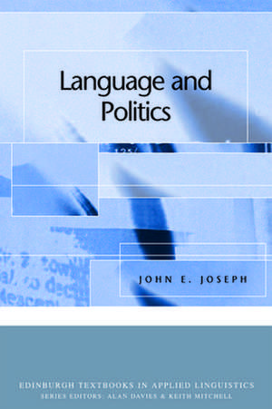 Language and Politics: A Critical Guide de John E. Joseph