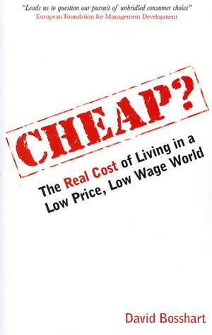 Cheap? de David Bosshart