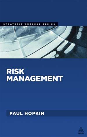 Risk Management de Paul Hopkin