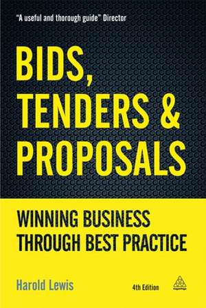 Bids, Tenders and Proposals de Harold Lewis