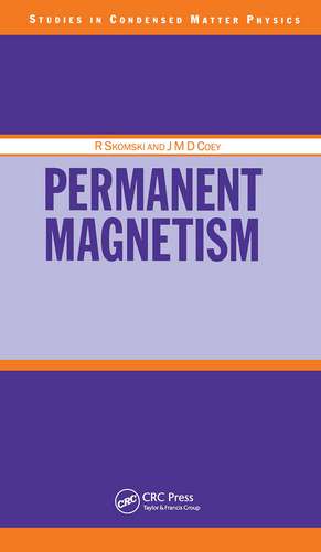 Permanent Magnetism de R Skomski