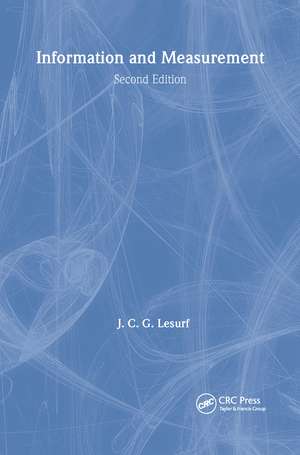 Information and Measurement de J.C.G Lesurf