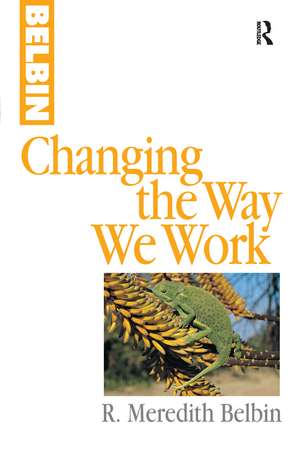 Changing the Way We Work de R. Meredith Belbin