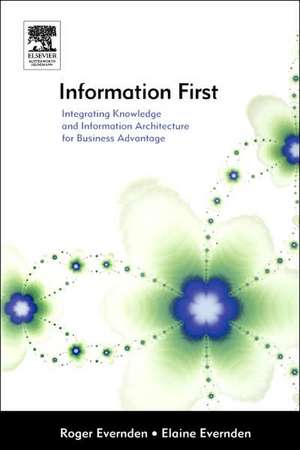 Information First de Elaine Evernden