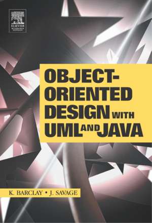 Object-Oriented Design with UML and Java de Kenneth Barclay