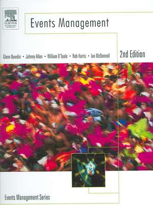 Events Management de Glenn Bowdin