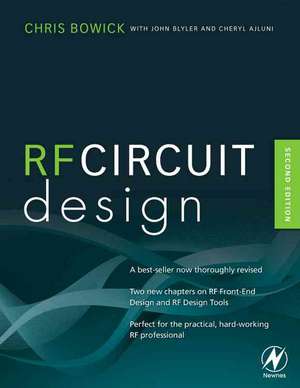 RF Circuit Design de Christopher Bowick