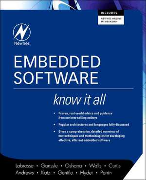 Embedded Software: Know It All de Jean J. Labrosse