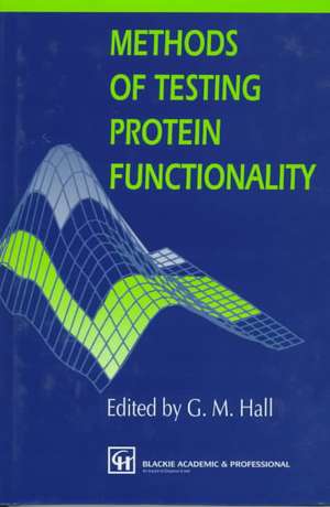 Methods of Testing Protein Functionality de George M. Hall